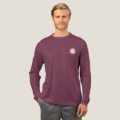 Dieprode Echo's Tri-Blend Shirt (Voorkant)