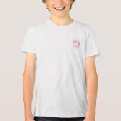 Dieprode Echo's Tri-Blend Shirt (Voorkant)