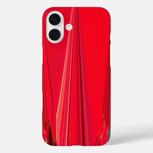 Dieprood | Mooie Rode Textuur Abstracte Kunst Case-Mate iPhone Case (Achterkant)