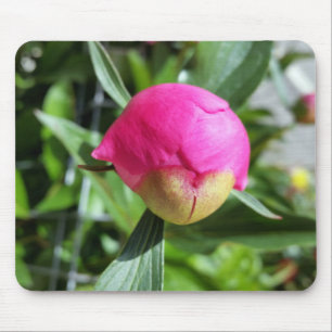 dieproze knop muismat