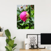 dieproze knop poster (Thuiskantoor)