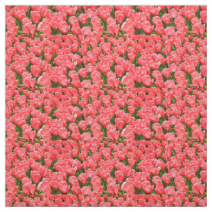Dieproze tulpen stof
