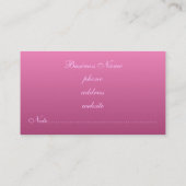 Dieproze Visitekaartjes (Achterkant)