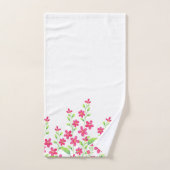 Dieproze Waterverf bloesems Bad Handdoek