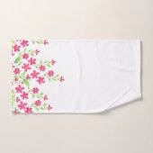 Dieproze Waterverf bloesems Bad Handdoek (Handdoek)