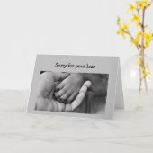 Diepste medeleven verlies van hond huisdier dier kaart (Gele Bloem)