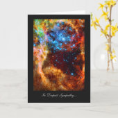 Diepste sympathie, Bereaved - Stellar Nursery Kaart (Gele Bloem)