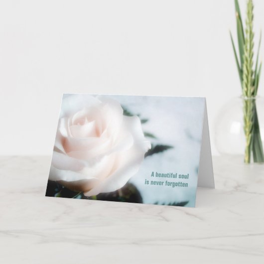 Diepste sympathie Elegante Bloemen Kaart (Voorkant)