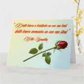 Diepste Sympathie Kaart (Gele Bloem)