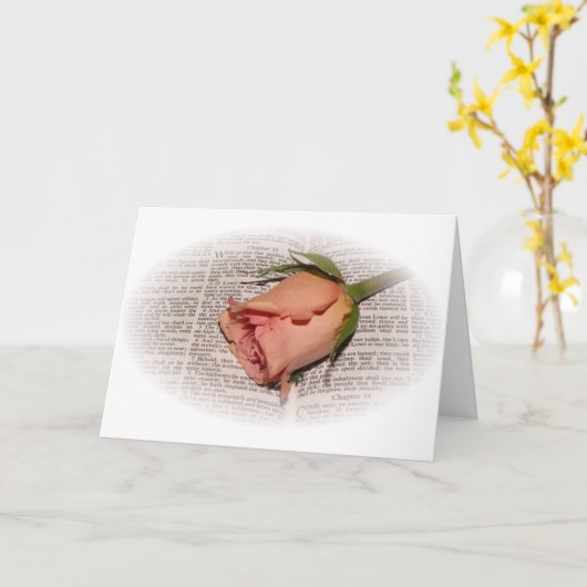 Diepste Sympathie Kaart (Gele Bloem)