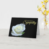 Diepste sympathie Kaart Condoleance (Gele Bloem)