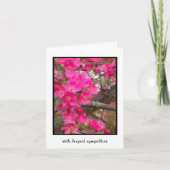 Diepste sympathiekaart Painterly Crabapple Blossom Kaart (Voorkant)