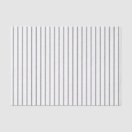Diepste zwarte dunne pinstripes op wit patroon tissuepapier