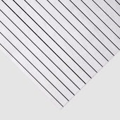 Diepste zwarte dunne pinstripes op wit patroon tissuepapier (Detail)