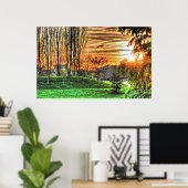 Diepte 17 Bristle Poster (Thuiskantoor)