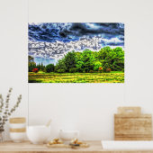 Diepte 18 Deegstuk Poster (Keuken)