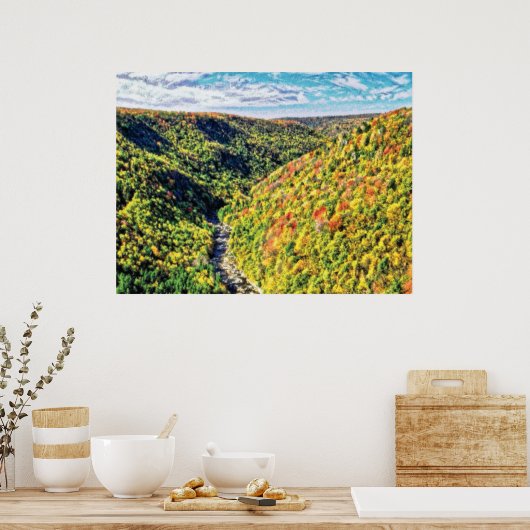 Diepte 70 Bristle oliemyk Poster (Keuken)