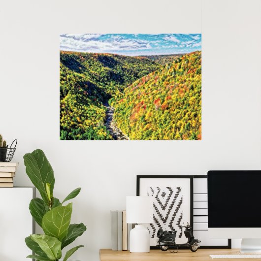 Diepte 70 Bristle oliemyk Poster (Thuiskantoor)