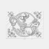 Diepte: door Sonja A.S. Mermaid Fleece Blanket Deken (Voorkant (Horizontaal))