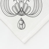 Diepte: door Sonja A.S. Mermaid Fleece Blanket Deken (Hoek)