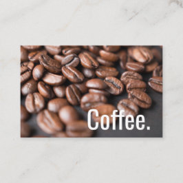 Diepte koffiebonen eenvoudige Oswald Punch Card Klantenkaartje