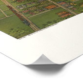 Diepte, NY Panoramic Map - 1898 Poster (Hoek)