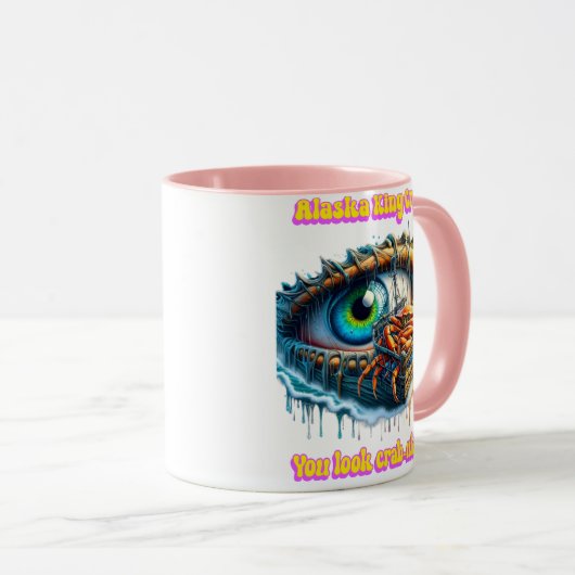 Diepte van bedrog Een krabben Lair In Een Oog Mok (Voorkant rechts)