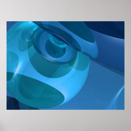 Diepte van de bollen poster (Voorkant)