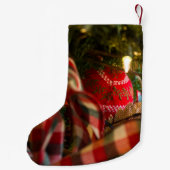 Diepte van de kerstboom kleine kerstsok (Achterkant)