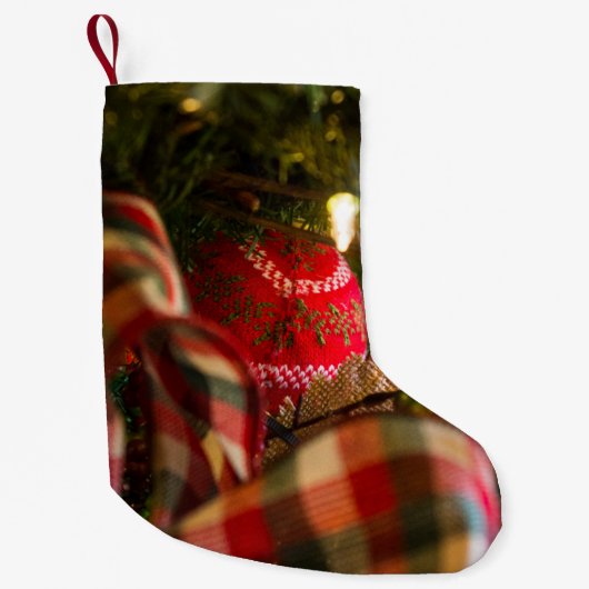 Diepte van de kerstboom kleine kerstsok (Voorkant)