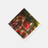 Diepte van de kerstboom servet (Hoek)