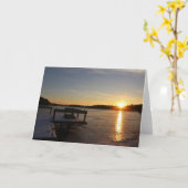 diepvriesreflectie kaart (Gele Bloem)