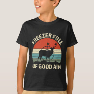 Diepvriezer vol goede doelpunten Grappig jachtseiz T-shirt