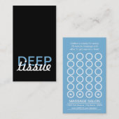 diepweefselmassage-inkeppas klantenkaartje (Voorkant / Achterkant)