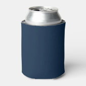 Diepzee Blauw Effen Kleur Blikjeskoeler (Blikje Voorkant)