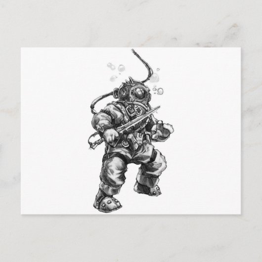 Diepzee Duiker Briefkaart (Voorkant)