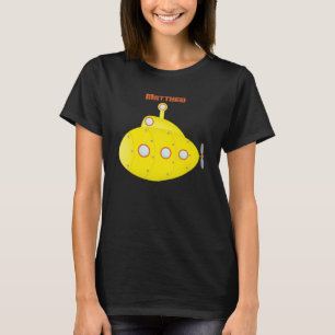 Diepzee Gele Onderzeeër T-shirt