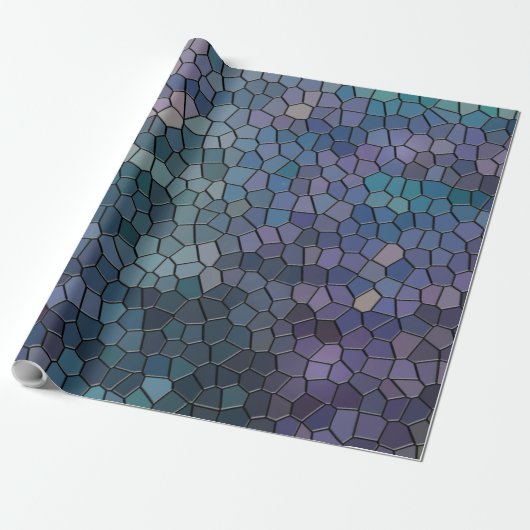 diepzee-Glas in lood Cadeaupapier (Uitgerold)