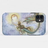 Diepzee Maan Zeemeermin Fantasy Kunst iPhone 5 Hoe Case-Mate iPhone Case (Achterkant (horizontaal))