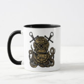 Diepzee, Oceaanbelduiker, Octopus, Anker, Mok (Links)