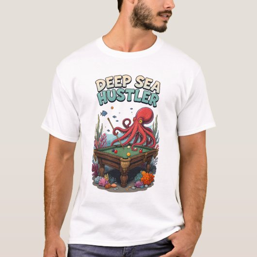 Diepzee Pool Hustler T-shirt (Voorkant)