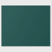 Diepzeegroen Cadeaupapier (Vlak)
