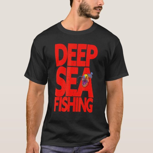 Diepzeevisser Zeeduivel T-shirt (Voorkant)