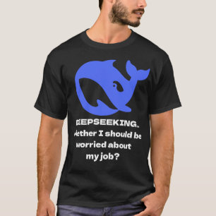 DIEPZOEKENDE  bewerkbare tekst T-shirt