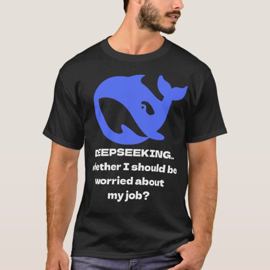 DIEPZOEKENDE  bewerkbare tekst T-shirt (Voorkant)