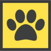 Dier aan boord sticker (Voorkant)