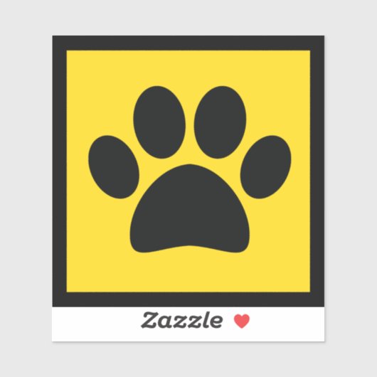 Dier aan boord sticker (Vel)