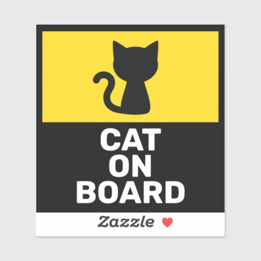 Dier aan boord sticker (Vel)