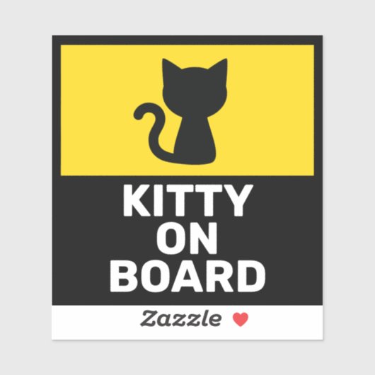 Dier aan boord sticker (Vel)