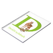 Dier ABC D is voor dik-dik notitieboek (Linkerzijde)